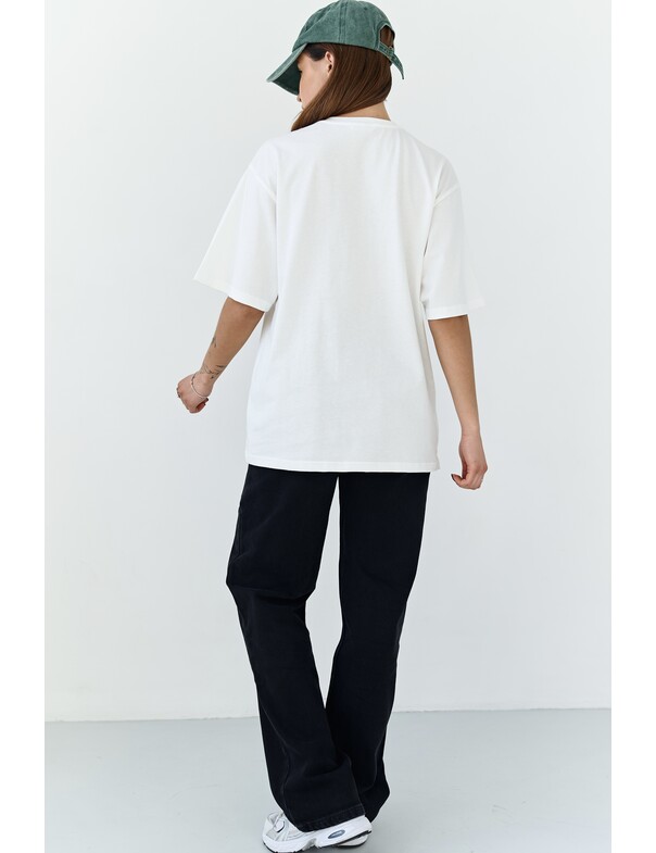 Унисекс футболка коттон оверсайз