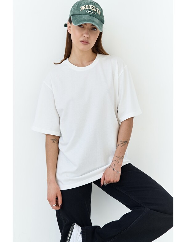 Унисекс футболка коттон оверсайз