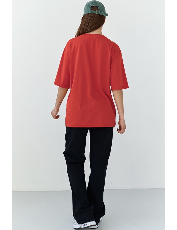 Унісекс футболка коттон оверсайз 0