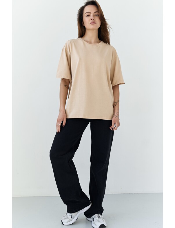 Унисекс футболка коттон оверсайз