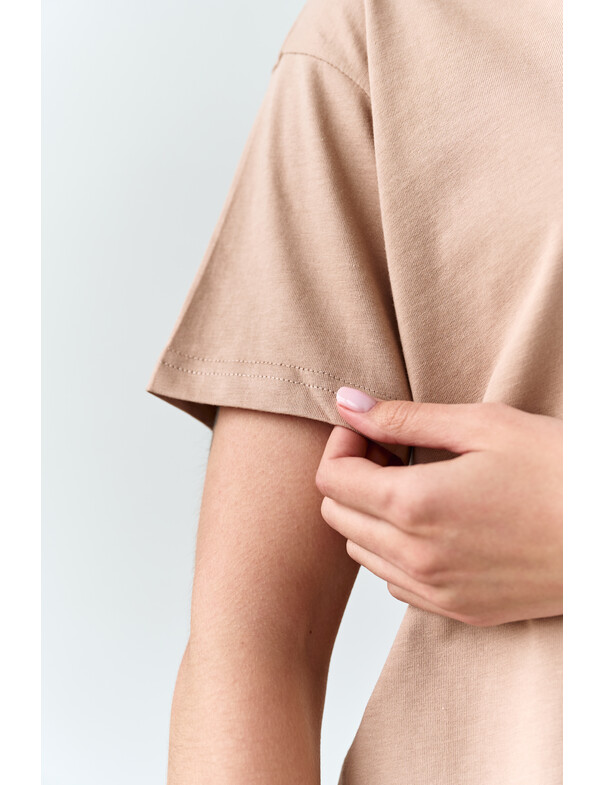 Жіноча футболка коттон колір чорний 1