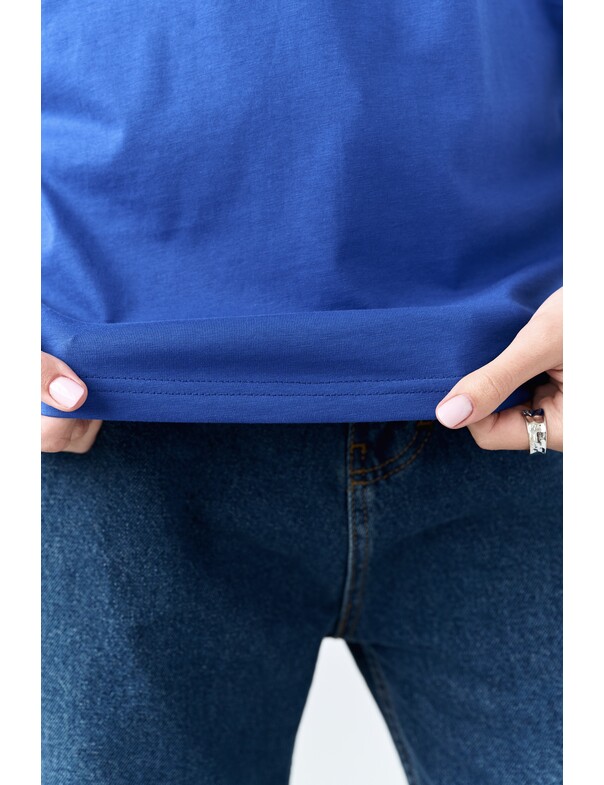 Жіноча футболка коттон колір чорний 1