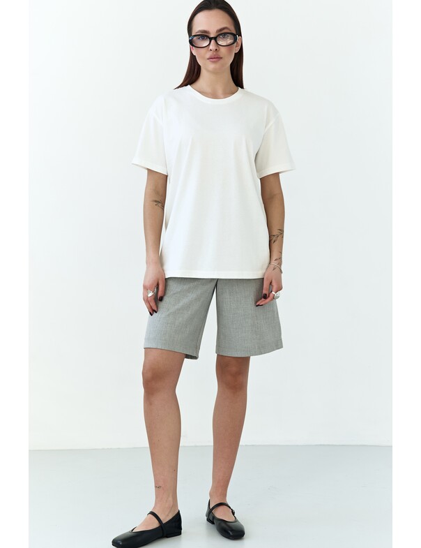 Жіноча футболка коттон колір чорний 1