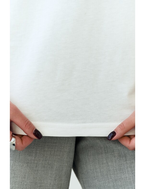 Жіноча футболка коттон колір чорний 1