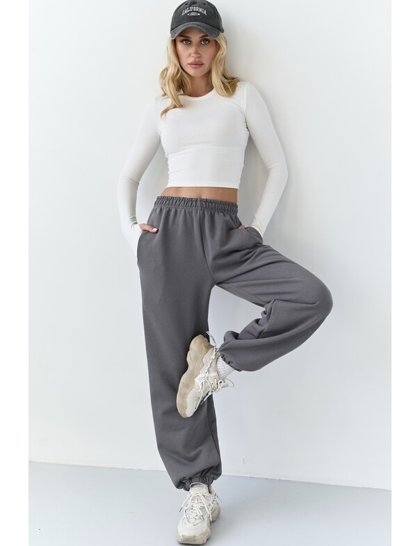 Джогери оверсайз із щільної бавовни