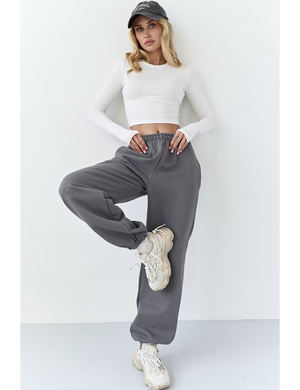 Джогеры оверсайз из плотного хлопка