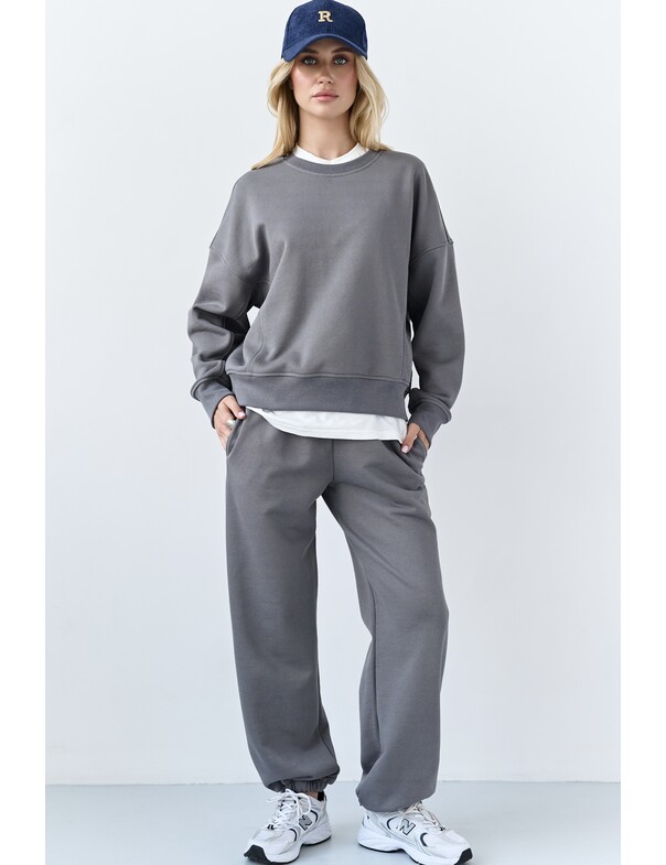 Джогери оверсайз із щільної бавовни