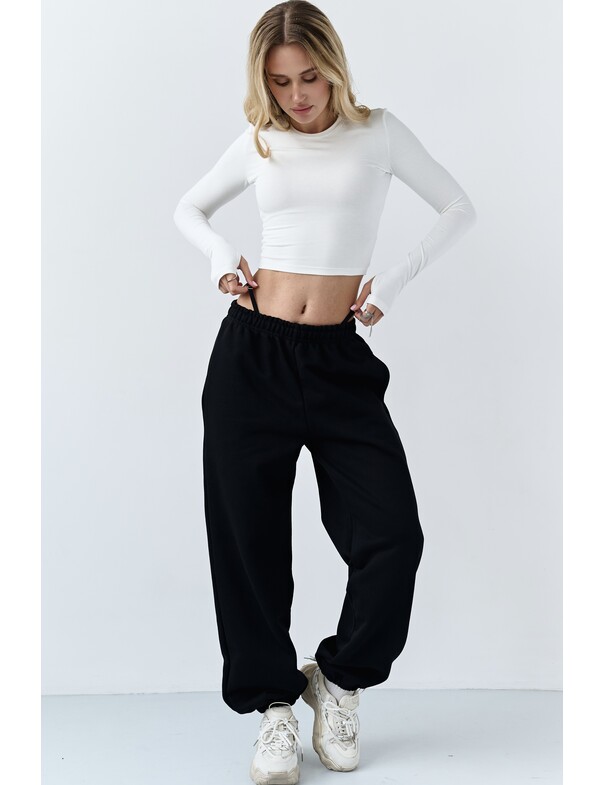 Джогери оверсайз із щільної бавовни