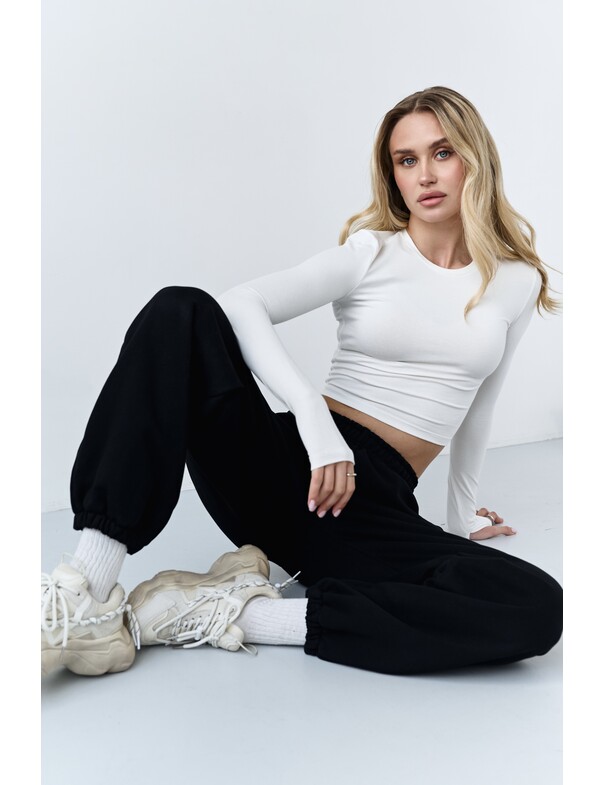 Джогери оверсайз із щільної бавовни