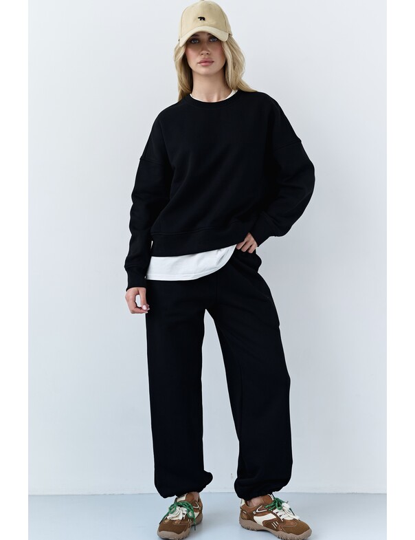 Джогеры оверсайз из плотного хлопка