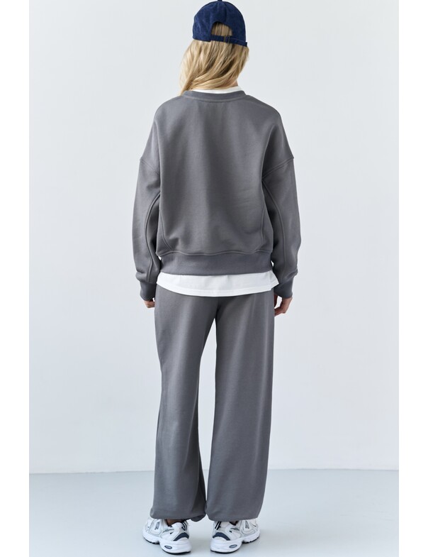 Світшот оверсайз із щільної бавовни