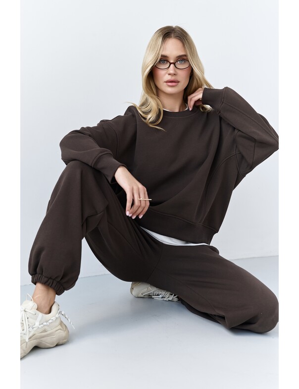 Світшот оверсайз із щільної бавовни