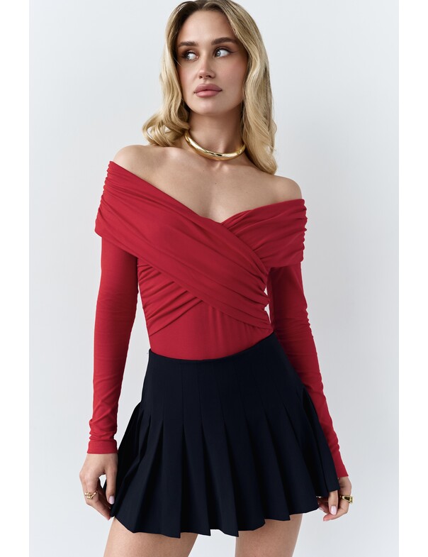 Боді з драпіровкою на запах