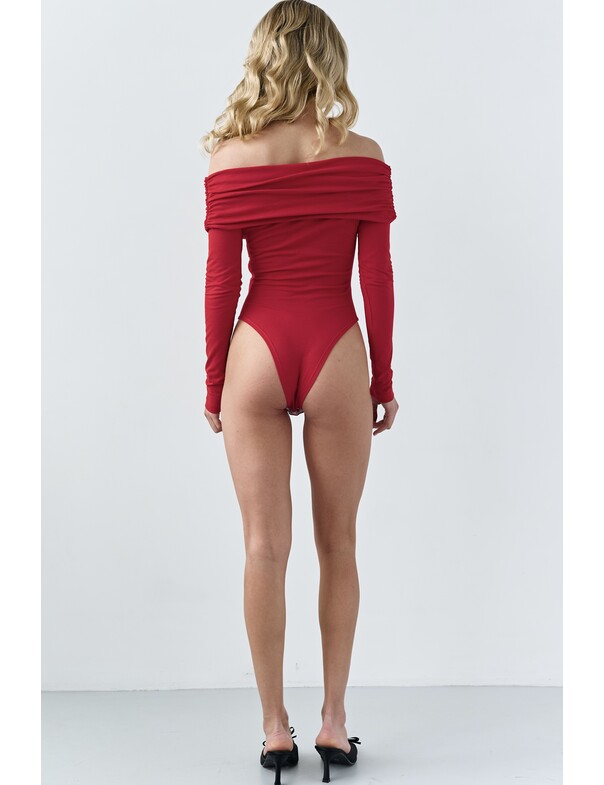 Боді з драпіровкою на запах