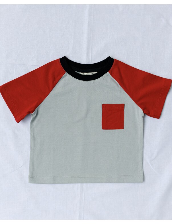 Детская футболка комбиннированая