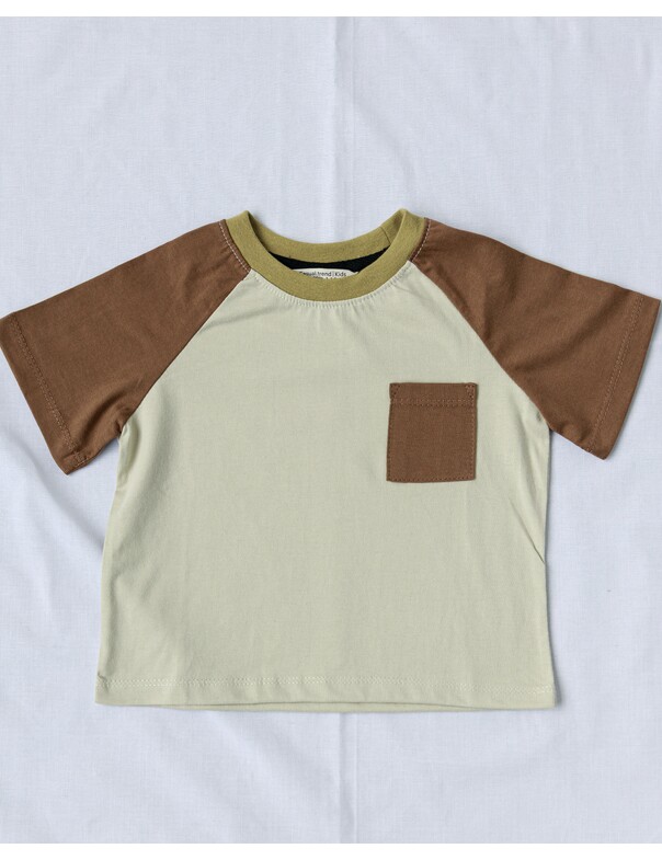 Детская футболка комбиннированая