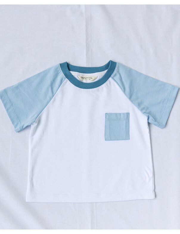 Детская футболка комбиннированая