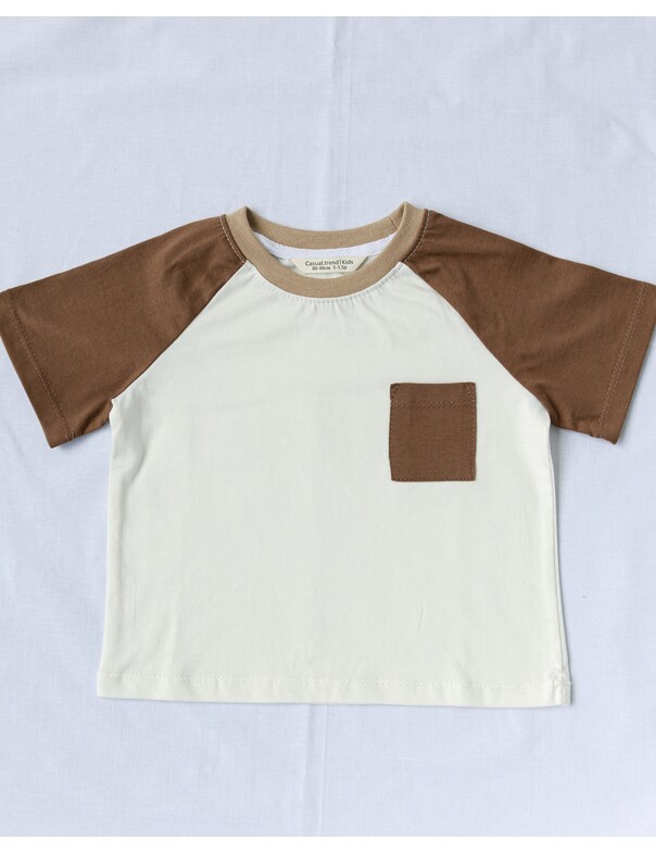 Детская футболка комбиннированая