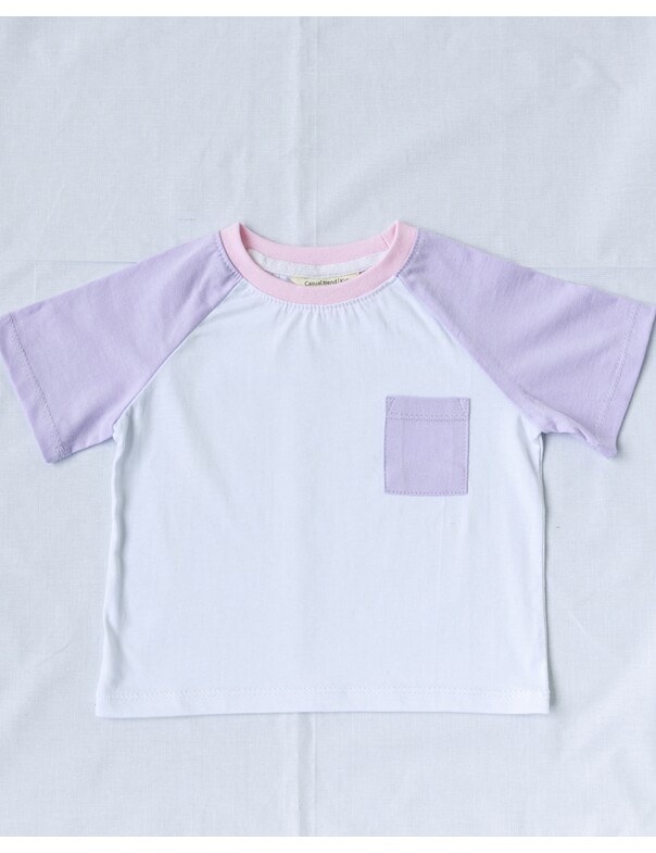 Детская футболка комбиннированая