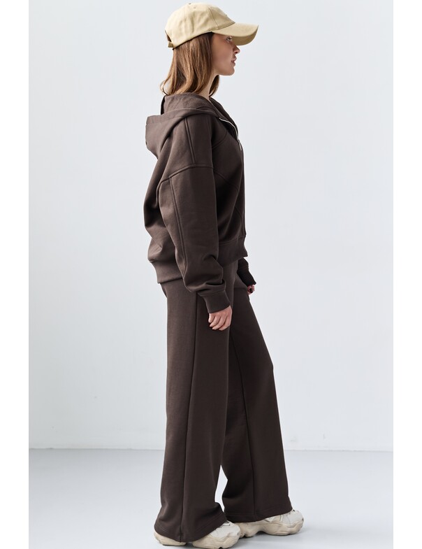 Худи на молнии из плотного хлопка