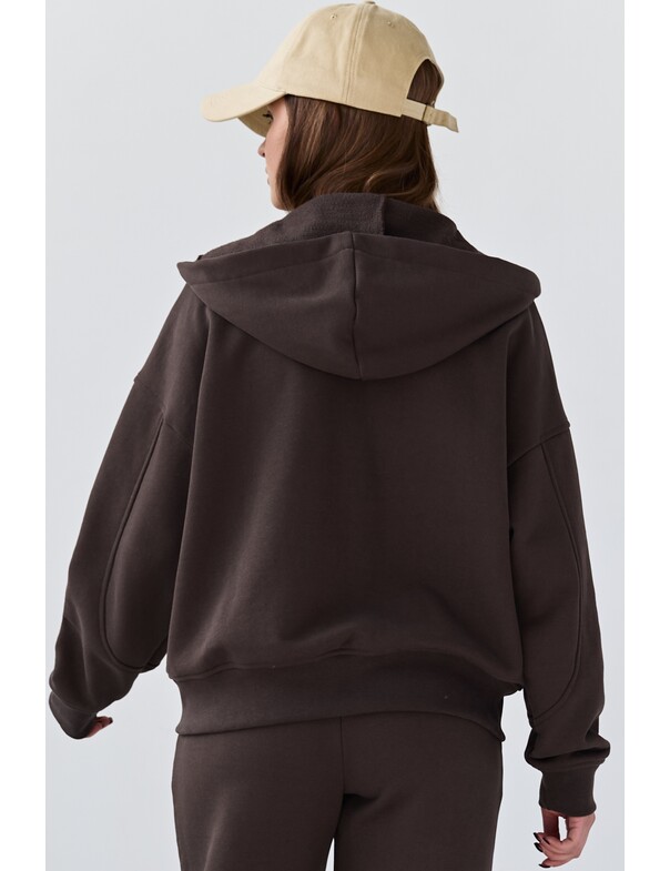 Худі на блискавці із щільної бавовни