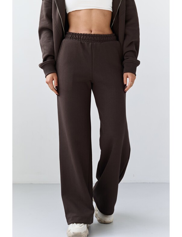 Штани на стяжках з щільної бавовни