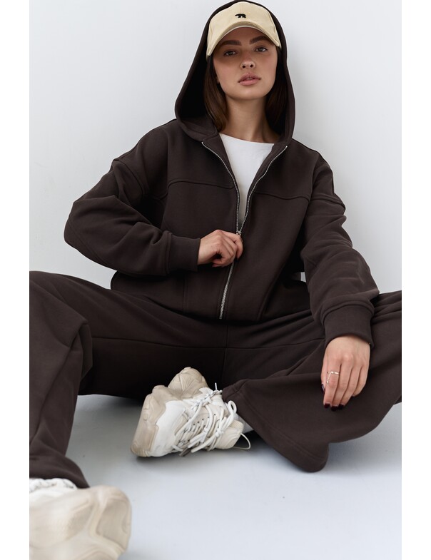 Штаны на стяжках из плотного хлопка