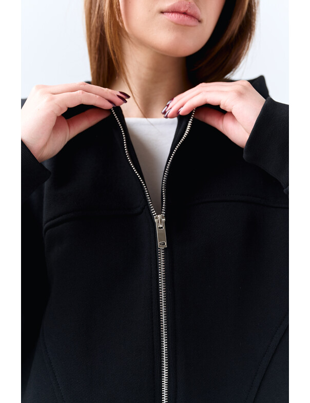 Худі на блискавці із щільної бавовни