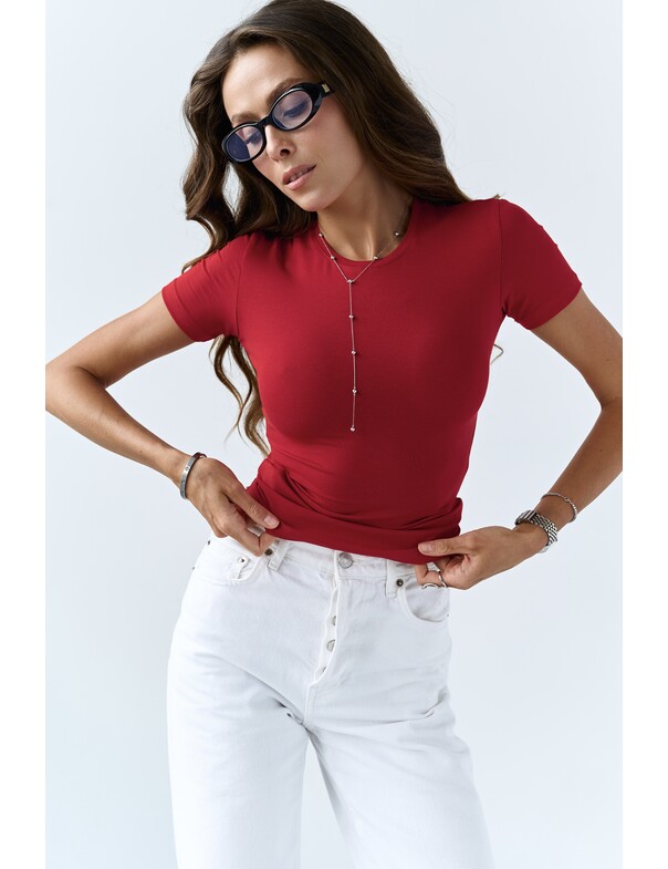 Футболка скинни