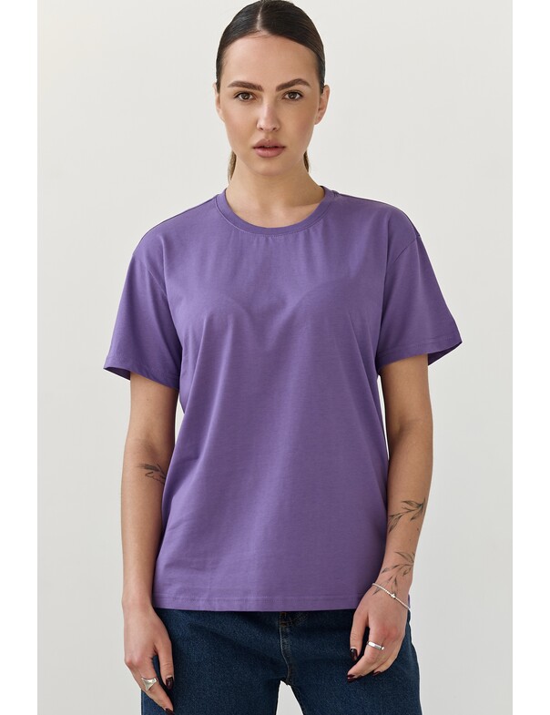 Жіноча футболка коттон колір чорний 1