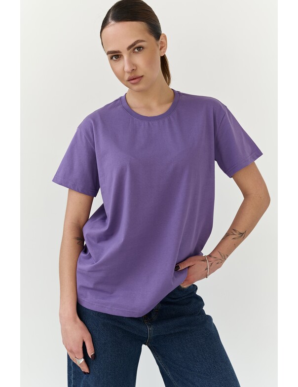 Жіноча футболка коттон колір чорний 1