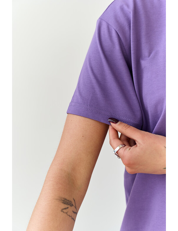 Жіноча футболка коттон колір чорний 1