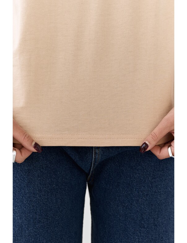 Жіноча футболка коттон колір чорний 1