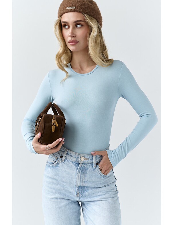 Женское боди с длинным рукавом