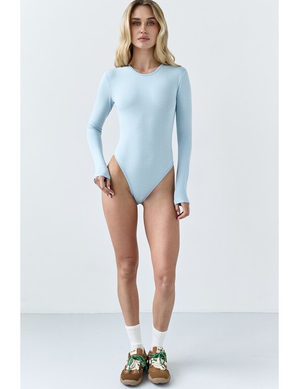 Женское боди с длинным рукавом