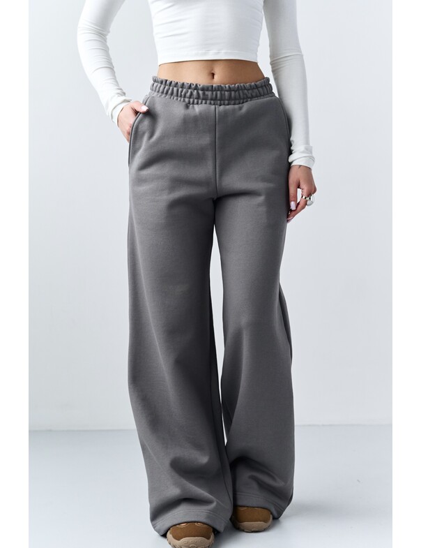 Штаны на стяжках из плотного хлопка