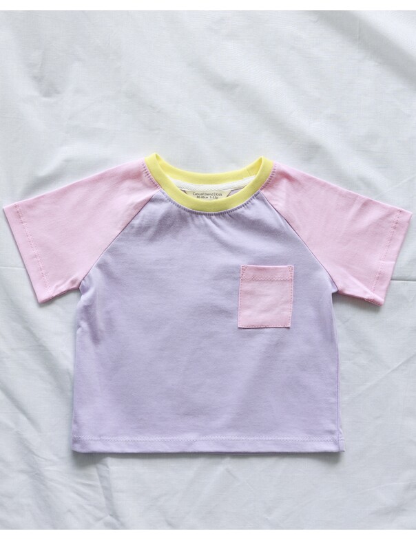 Детская футболка комбиннированая