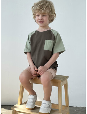 Дитяча футболка комбінована