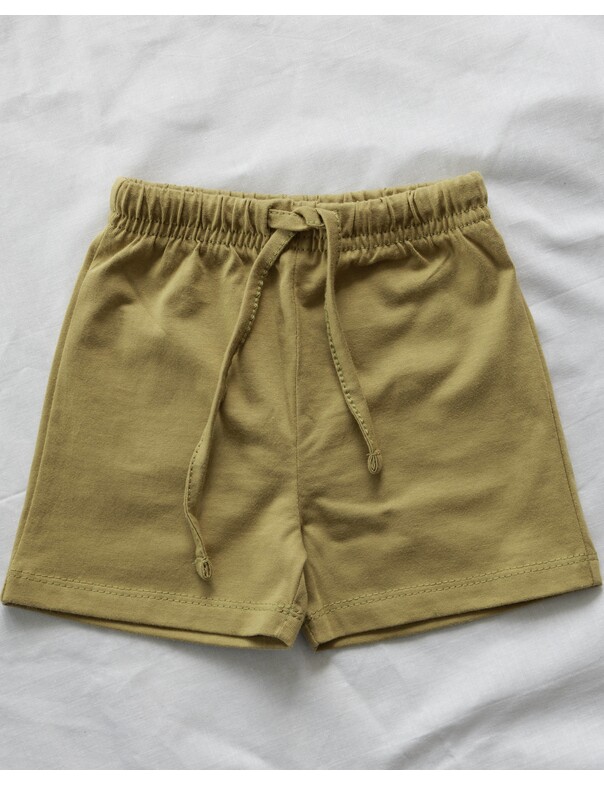 Дитячі шорти колір золотисто-оливковий 0
