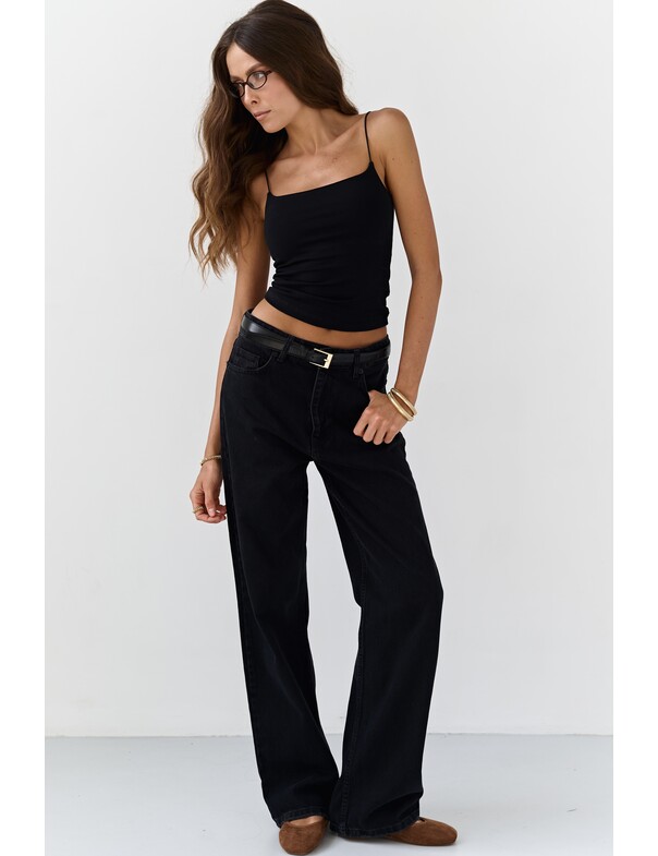 Женская майка на тонких бретелях