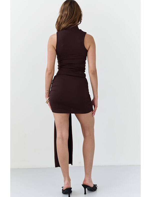 Спідниця міні з зав'язкою