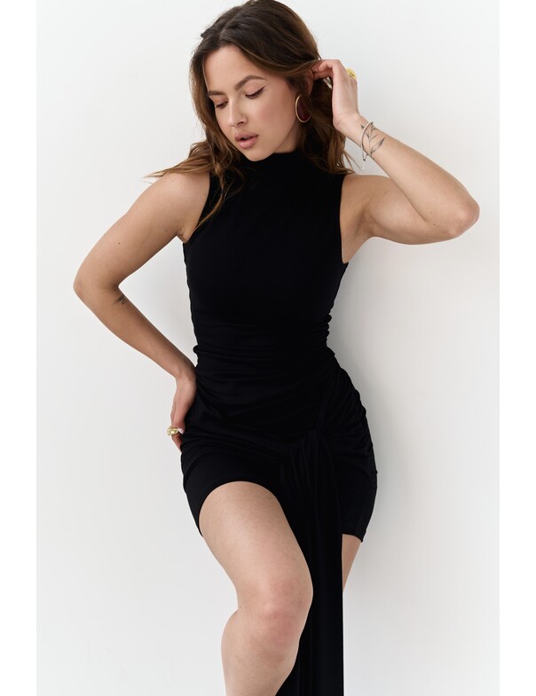 Спідниця міні з зав'язкою