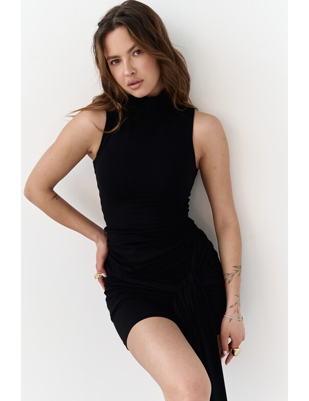 Спідниця міні з зав'язкою