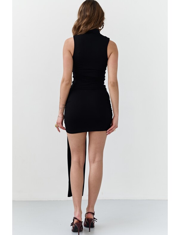 Спідниця міні з зав'язкою