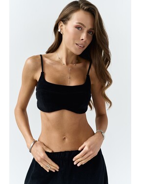 Топ з велюру