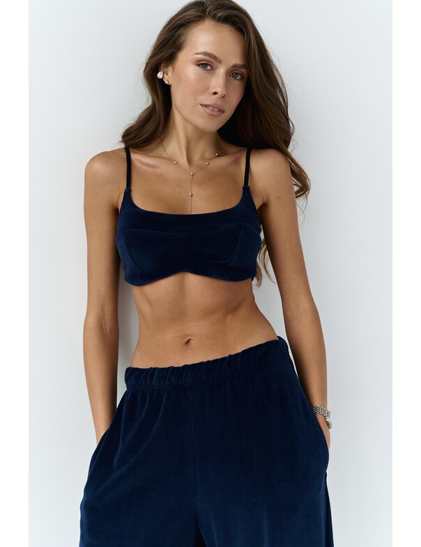 Топ из велюра