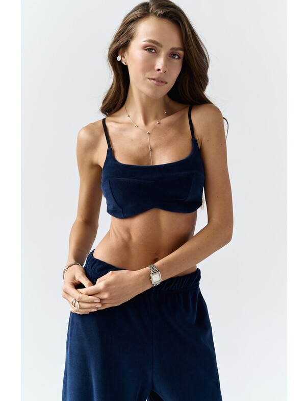 Топ из велюра