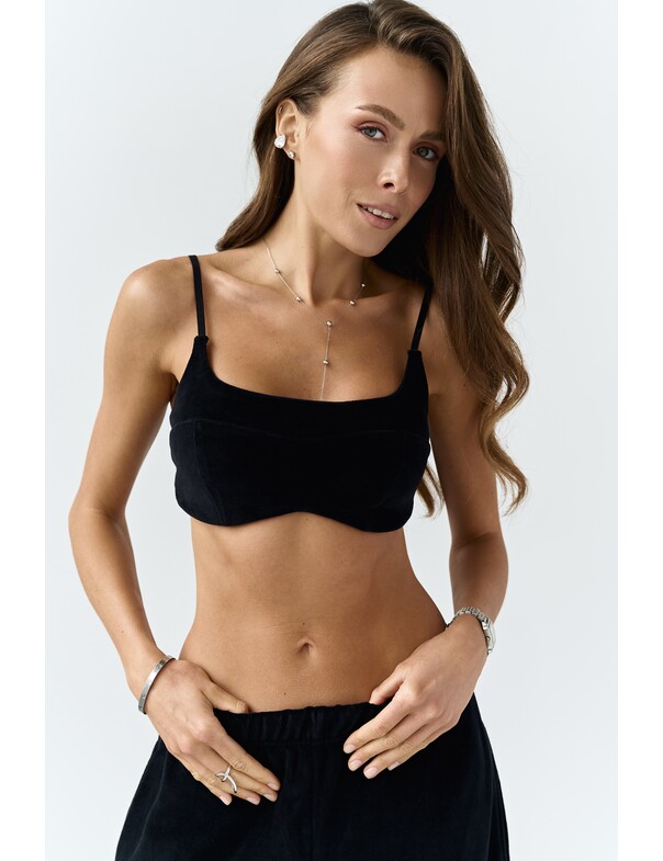 Топ из велюра