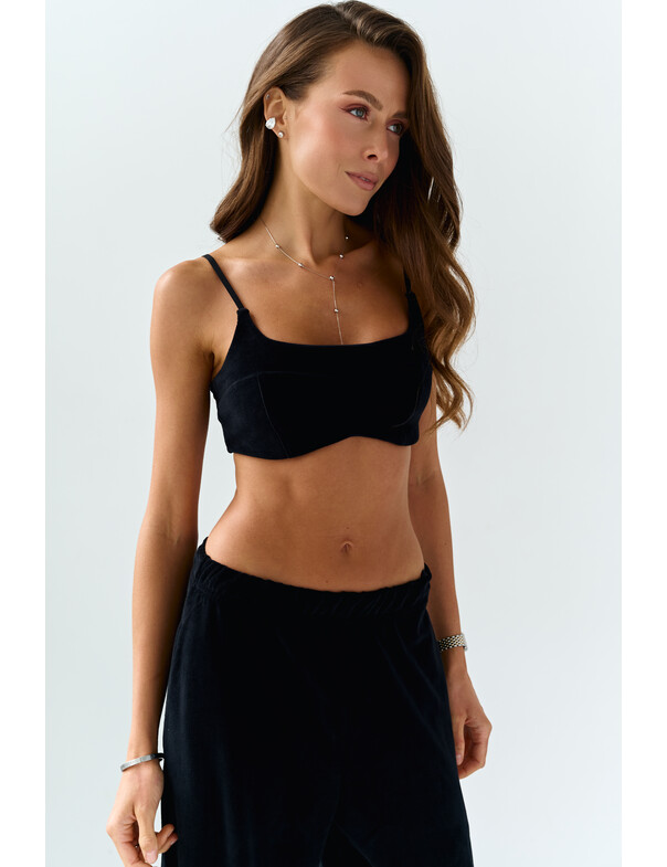 Топ из велюра