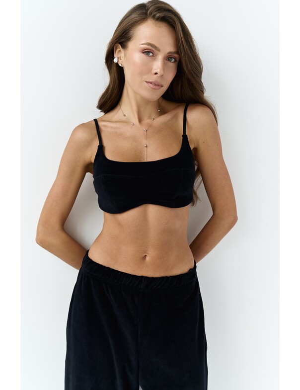 Топ из велюра